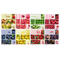 Maxiquaderno Fruit - A4 - 1 rigo c/margine - 42 fogli - 80 gr - Pigna