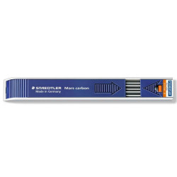 Mine Mars Carbon 200 gradazione H 2 mm lunghezza 130 mm per carta e cartoncino da disegno (Astuccio 12)