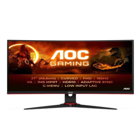 Monitor AOC Gaming 27 Full HD 1920x1080 VA Panel Curved 1500R 165Hz 1ms vesa tilt