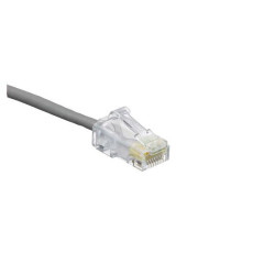 Leviton Cavo di permutazione ad alta flessibilita' piccolo diametro Cat 6, 4,6 m (15 piedi), grigio