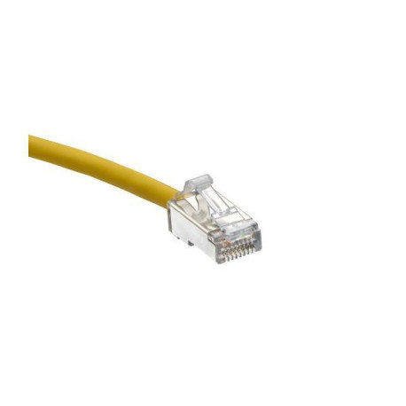 Leviton Patch Cat.6A Cavo di permutazione Alta flessibilità Giallo 0,91M