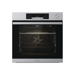 Hisense BSA66226AX - Forno - da incasso - nicchia - larghezza: 56 cm - prof. 55 cm - altezza: 59 cm - con sistema autopulente -