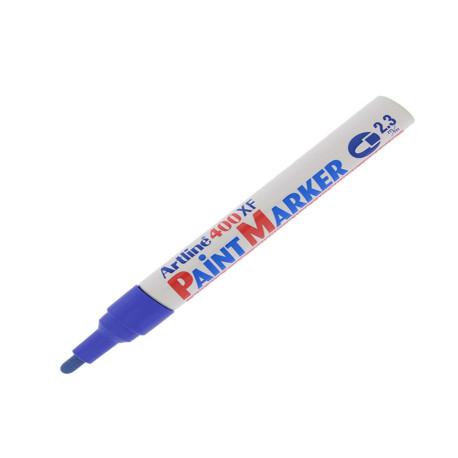 Marcatore permanente A 400 - a vernice - punta tonda - 2,3 mm - blu - Artline