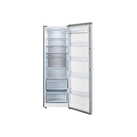 Hisense RL481N4BIE - Frigorifero - larghezza: 59.5 cm - prof. 65.1 cm - altezza: 185.5 cm - 370 litri - Classe E - acciaio inox
