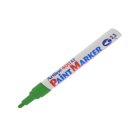 Marcatore permanente A 400 - a vernice - punta tonda - 2,3 mm - verde - Artline