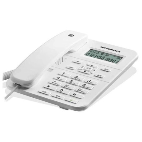 Motorola TELEFONO FISSO CT202 BIANCO (CON DISPLAY)