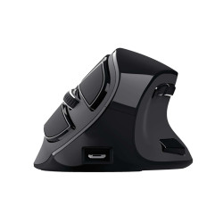 Mouse wireless ergonomico Voxx - ricaricabile - nero - Trust