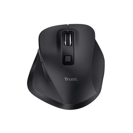 Mouse wireless Fyda - ricaricabile - nero - Trust