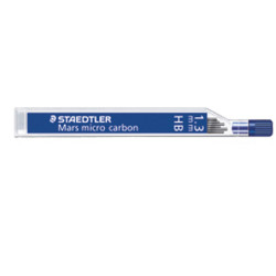 Astuccio 6   Mine Mars Micro - mina 1,3mm - gradazione HB - Staedtler - conf. 6 mine