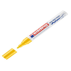 Marcatore permanente a vernice 750 - punta tonda - da 2 a 4 mm - giallo - Edding