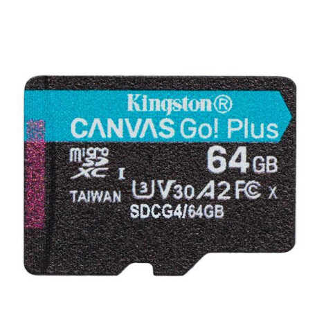 Kingston MicroSD Canvas Go! Plus 64GB