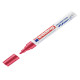 Marcatore permanente a vernice 750 - punta tonda - da 2 a 4 mm - rosso - Edding