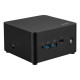 MSI CUBI NUC AI 1UMG-019BEU, Mini PC barebone, Intel SoC, Collegamento ethernet LAN, Wi-Fi 6E (802.11ax), 120 W