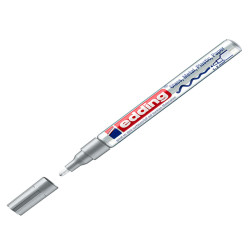 Marcatore permanente a vernice 751 - punta tonda fine - da 1 a 2 mm - argento - Edding