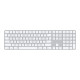 Apple Magic Keyboard with Touch ID and Numeric Keypad - Tastiera - Bluetooth, USB-C - QWERTY - Inglese Internazionale - per iMa