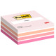 Blocco foglietti Cubo - 2028-P - 76 x 76 mm - 72 gr - colori assortiti - 450 fogli - Post-it