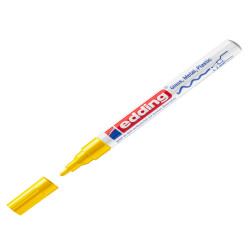 Marcatore permanente a vernice 751 - punta tonda fine - da 1 a 2 mm - giallo - Edding