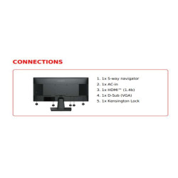 MSI Monitor Desktop 21,45’ - 9S6-3PE0CM-001