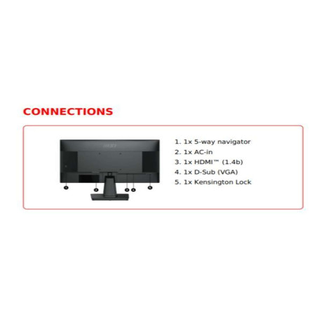 MSI Monitor Desktop 21,45’ - 9S6-3PE0CM-001