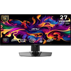 MSI MPG 271QR QD-OLED X50, 67,3 cm (26.5"), 2560 x 1440 Pixel, Wide Quad HD, QD-OLED, 1 ms, Nero