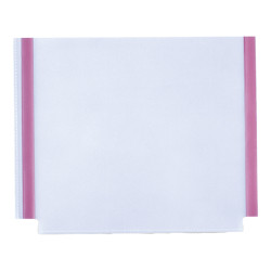 Tasche GS adesive con soffietto - PVC - 22 x 18 cm - trasparente - Sei Rota - conf. 10 pezzi