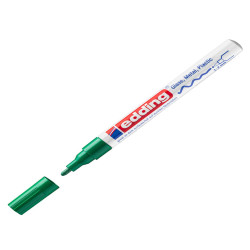 Marcatore permanente a vernice 751 - punta tonda fine - da 1 a 2 mm - verde - Edding