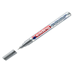 Marcatore permanente a vernice 780 - punta tonda extra fine - 0,8 mm - argento  - Edding