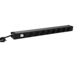 MULTIPRESA PER RACK PDU 19 8 PRESA UNEL BIPASSO CON INT LUMINOSO