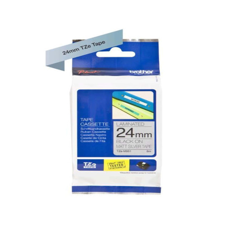 NAASTRO METALLIZZATO OPACO NERO DA 24MM ( 8 METRI) NERO ARGENTO OPACO