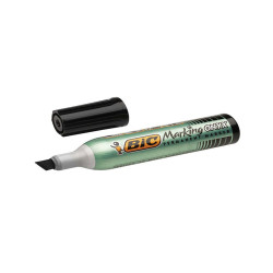 Marcatore permanente Marking Onyx 1591 - punta a scalpello 2,70-6,20mm - nero - Bic - conf. 12 pezzi
