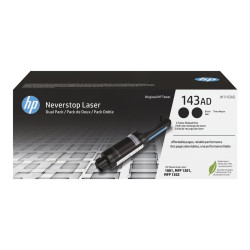 HP 143AD - Confezione da 2 - nero - ricarica toner - per Neverstop 1001, 1202- Neverstop Laser 1000, MFP 1200, MFP 1201, MFP 12