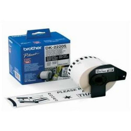 NASTRO ADESIVO IN CARTA NERO/BIANCO 62MM- 30 48 METRI LUNGHEZZA