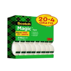 Nastro adesivo invisibile Scotch Magic Value Pack 24 Rotoli da 19 mm x 33 mm