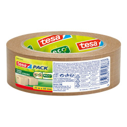 Nastro adesivo Tesapack Eco - paper ultra strong ecoLogo - 25 m x 5 cm - avana - Tesa
