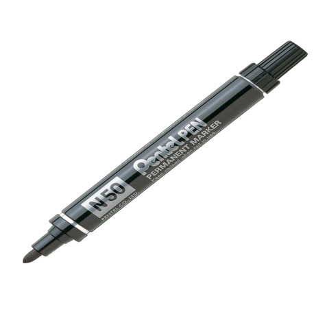Marcatore permanente N50 - punta tonda - nero - Pentel