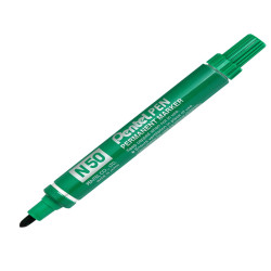 Marcatore permanente N50 - punta tonda - verde - Pentel