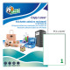 Etichette adesive PC4 - permanenti - per stampanti laser - 210 x 297 mm - 1 et/fg - 100 fogli A4 - poliestere - trasparente - T