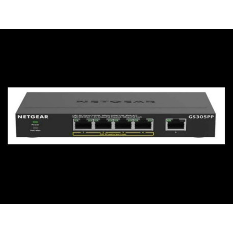 Netgear Switch Unmanaged GS305PP-100PES - Netgear Gigabit Ethernet PoE