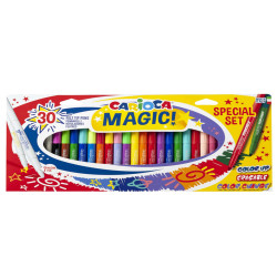 Pennarello Magic Markers - punta 6 mm - colori assortiti - Carioca - conf. 30 pezzi
