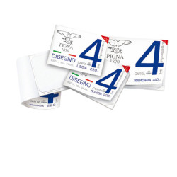 Album Pigna4 - 33 x 48 cm - 4 angoli - 20 fogli - 200 gr - liscio squadrato - Pigna