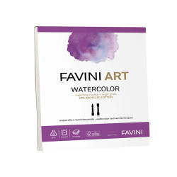Album collato Watercolor - A4 - 300 gr - 10 fogli - Favini Art