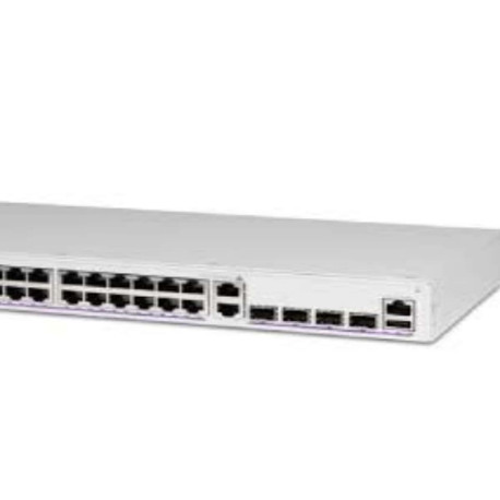 OS6360-24 GIGE FIXED CHASSIS 24 RJ-45 10/100/1G BASET 2FIXED RJ45/SFP COMBO(1G)2 FIXED SFP+(1G/10G)UPLINK/STACK PORTS.INTER.AC 