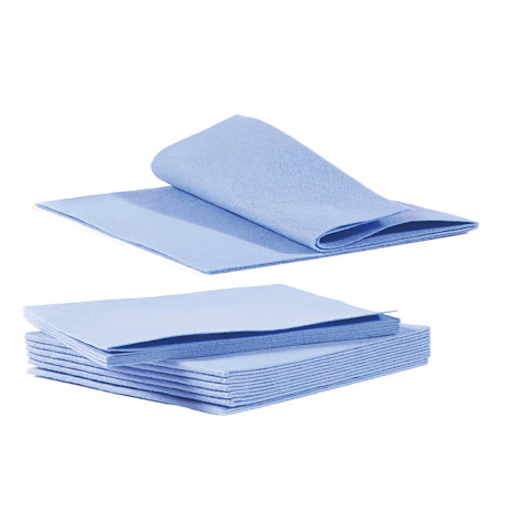 Panno multiuso Omni - 40 x 38 cm - TNT - blu - Perfetto - conf. 10 pezzi