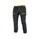 Pantalone Horizon - taglia L - nero/giallo - U-Power