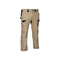 Pantalone Jember Super Strech - taglia 52 - corda/nero - Cofra