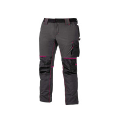 Pantaloni da donna Atom Lady - taglia M - grigio/fucsia - U-Power