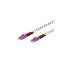 PATCH CORD 2 FIBRE 50/125 OM4 LCD/LCD CAVO ZIP 3X6MM LSHF COLORE VIOLA 10M