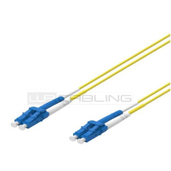 PATCH CORD 2 FIBRE 9/125 OS2 LCD/LCD CAVO ZIP 3X6MM LSHF COLORE GIALLO 3M