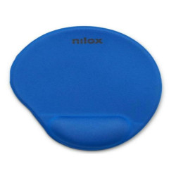 NILOX ERGONOMIC MOUSE PAD BLUE