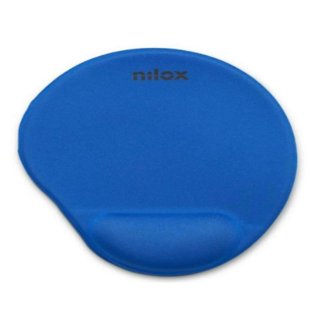 NILOX ERGONOMIC MOUSE PAD BLUE